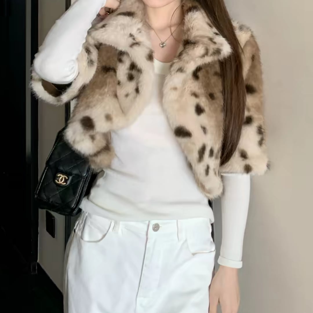 Faux fur jacket 261026