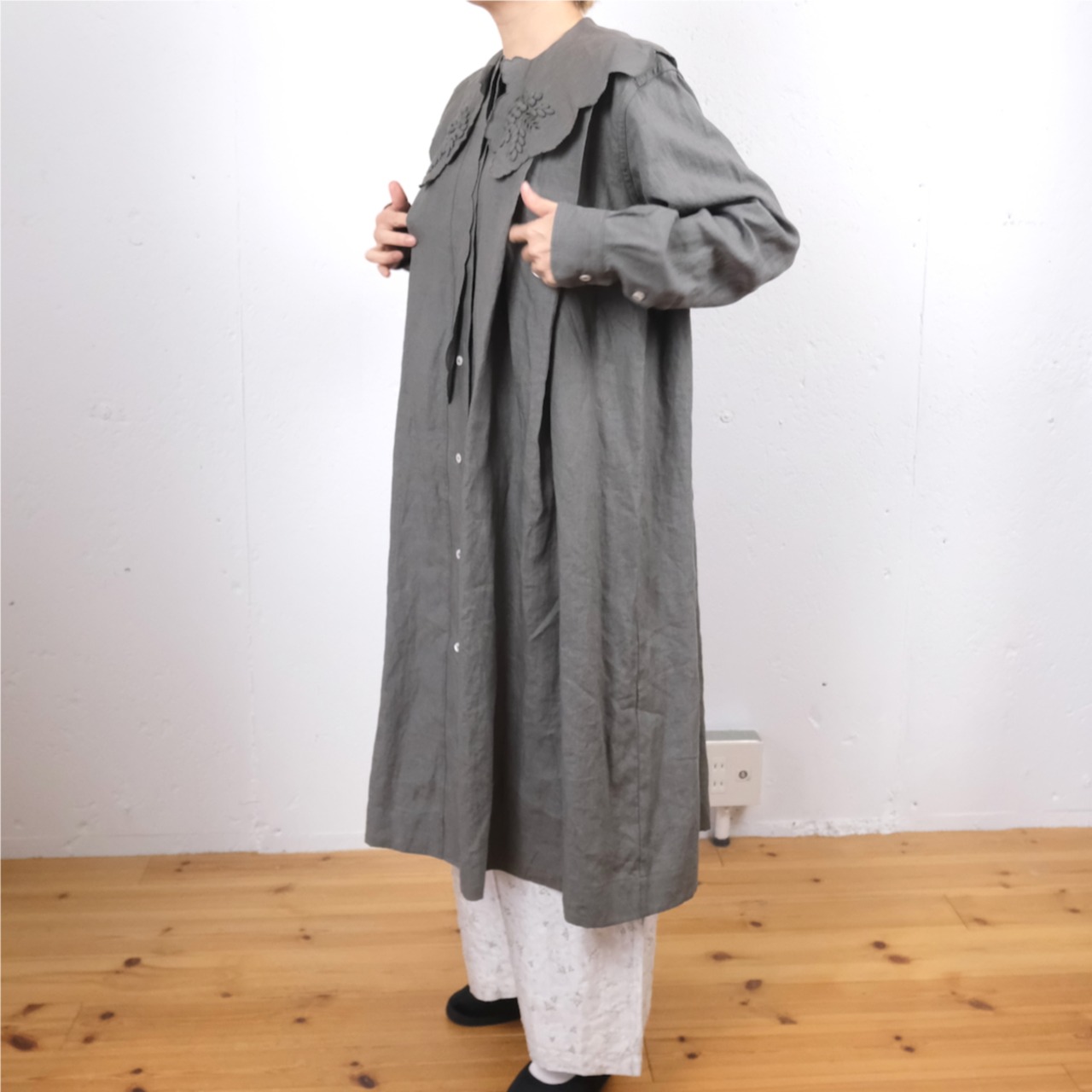 TOWAVASE(トワヴァーズ）Bon Voyage Dress ボンヴォヤージュ ドレス / Gray