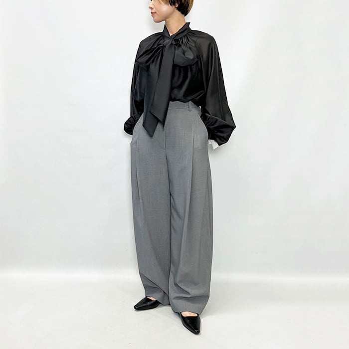 BEATING HEART ボウタイブラウス イタリア インポート生地 BEATING HEART ボウタイブラウス イタリア インポート生地