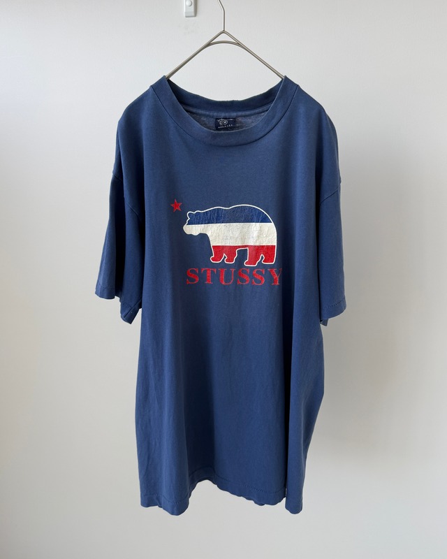 -Old stussy- Vintage 90s M print t-shirt