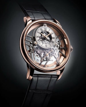 【JAQUET DROZ ジャケ・ドロー】GRANDE SECONDE SKELET-ONE RED GOLD　グラン・セコンド スケルトン（レッドゴールド）／国内正規品 腕時計