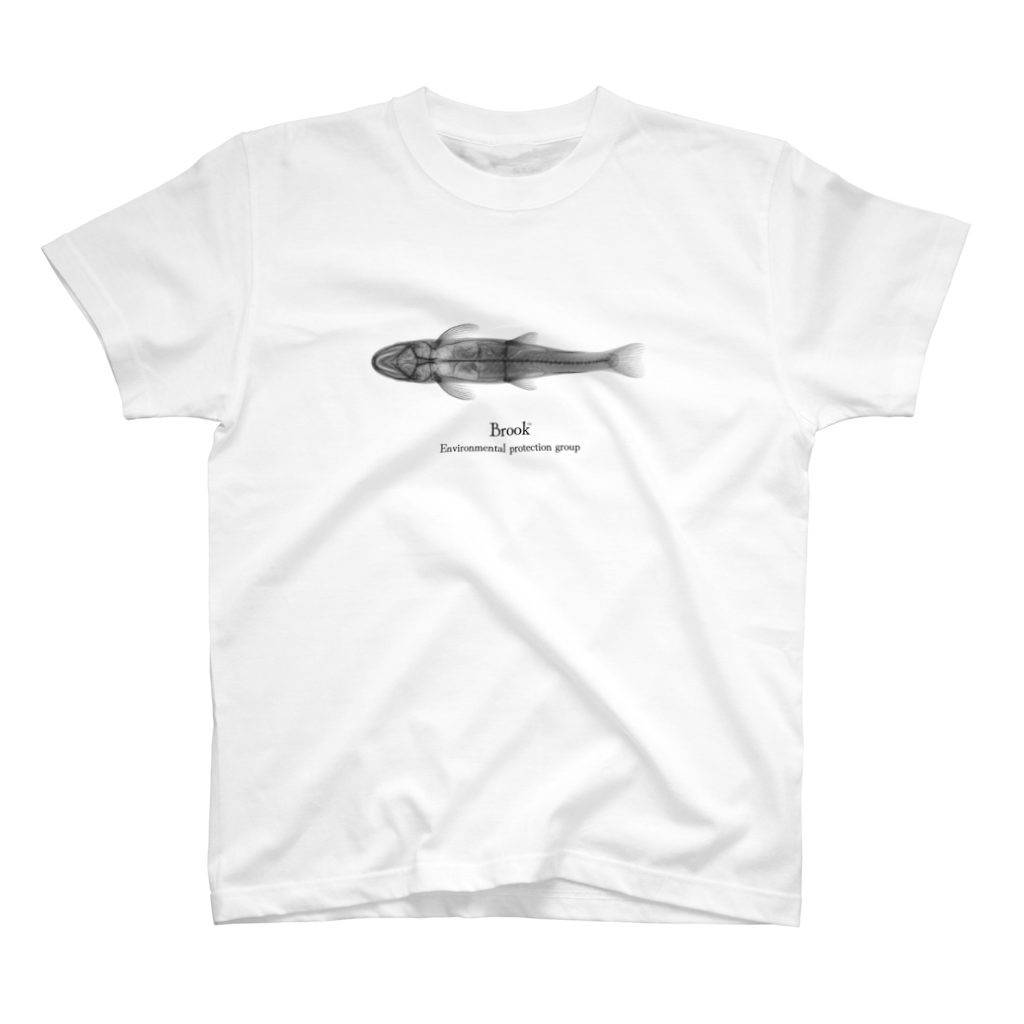 White(Brook X-ray Back Trout S/S TEE