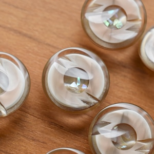 シェルフレーク×ベージュマーブル 15㎜