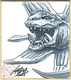 開田裕治直筆ミニ色紙付き『シン・ウルトラマン』＆ LIVE DRAWING_Tシャツ