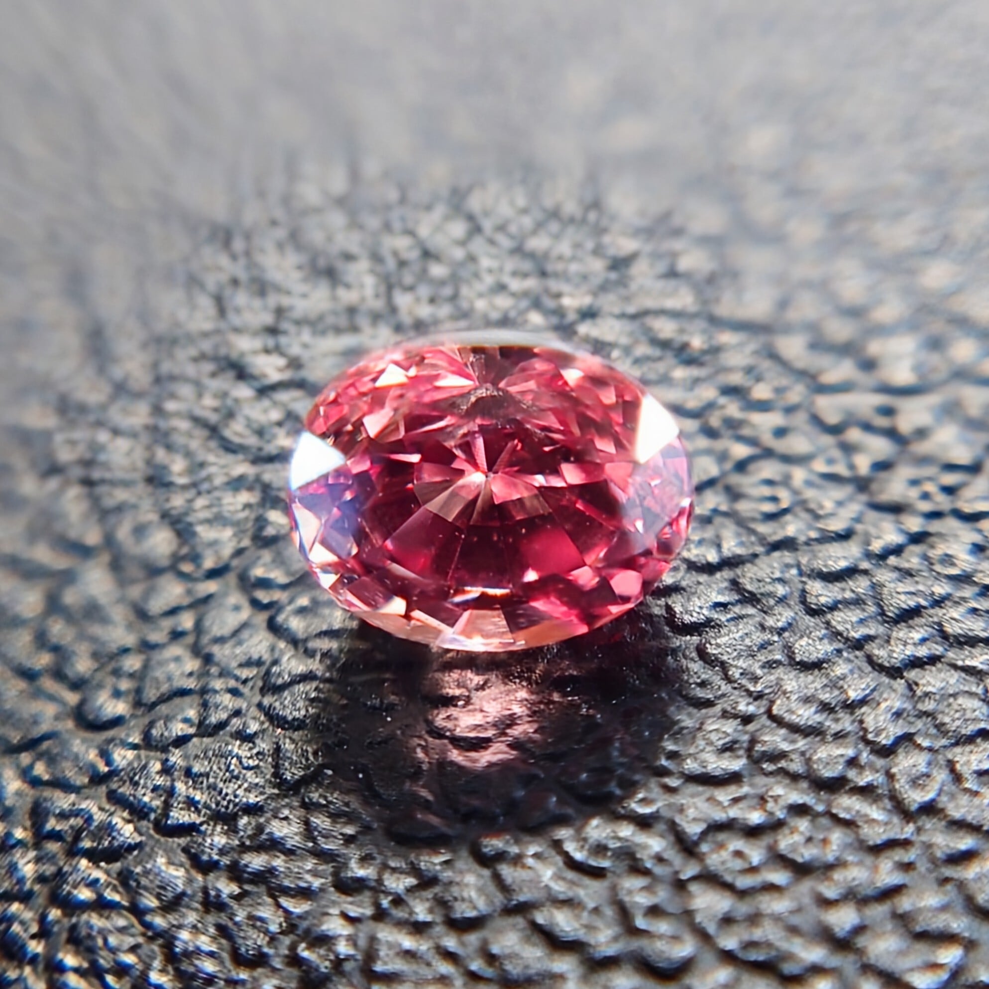 希少 Padparadscha Sapphire No Heat 0.399ct CGL非加熱鑑別書付