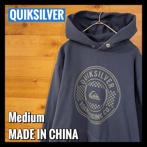 【QUIKSILVER】スノボー サーフィン スウェット プルオーバー パーカー クイックシルバー アメリカ古着