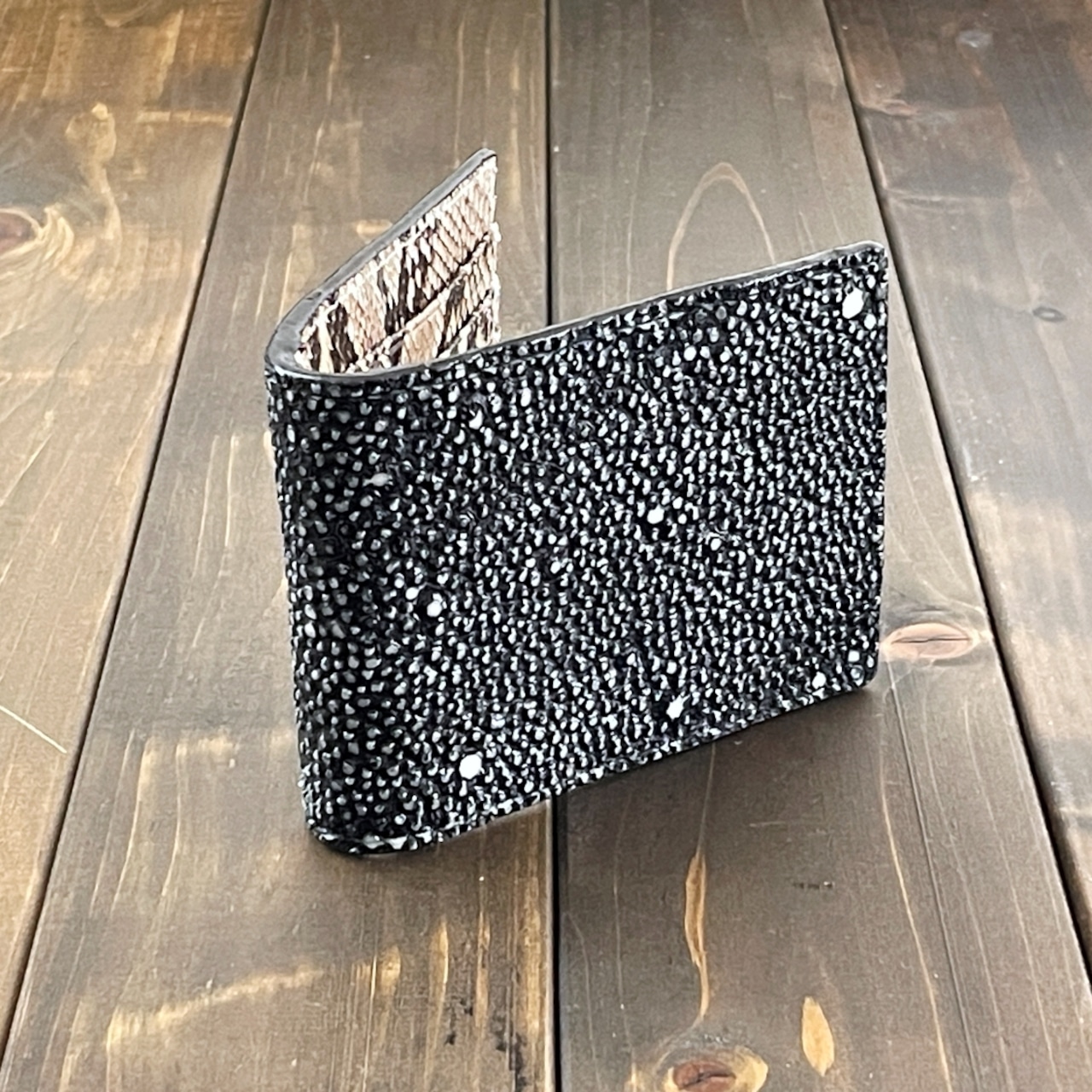 スタースティングレイ × パイソン マネークリップ ブラック