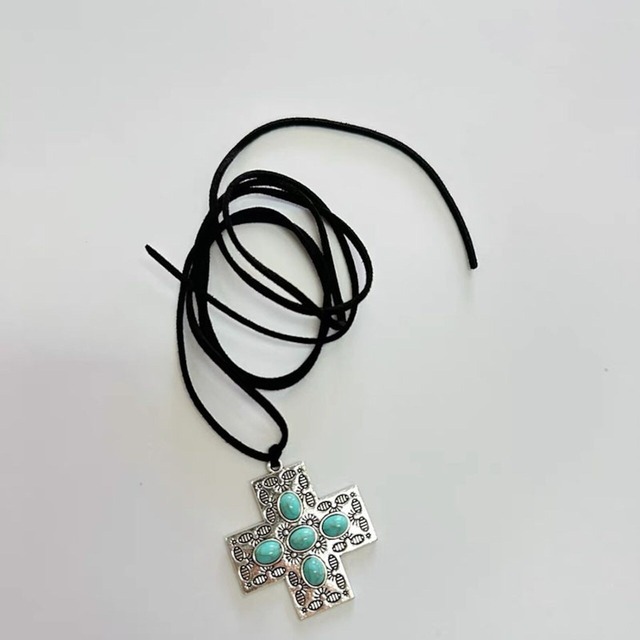 BANKOKネパールターコイズブルーのネックレス