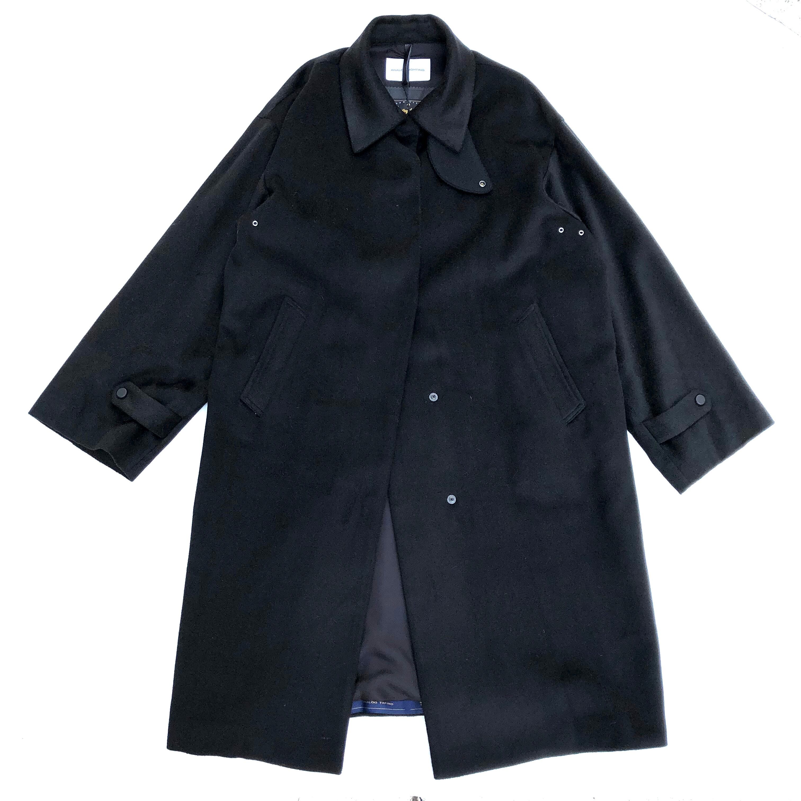 Bench Coat／BLACK／Silk | ANALOG LIGHTING OFFICE