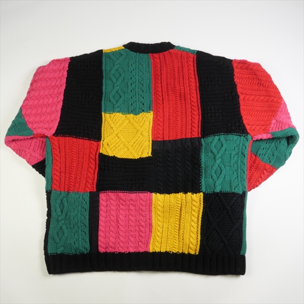 Size【M】 SUPREME シュプリーム 23AW Patchwork Cable Knit Cardigan 
