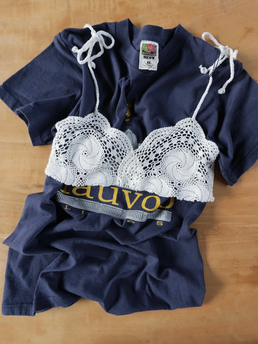 <vintage>remake lace bustier③