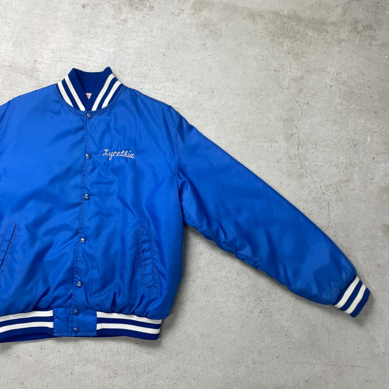80年代 USA製 Birdie ナイロンスタジャン アワードジャケット ワッペン 