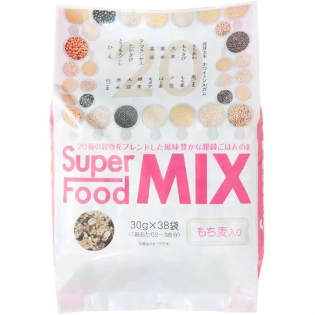 スーパーフードMIX　二十穀1140g (30g x 38袋)　RICE MILLET ASSORT 1140g