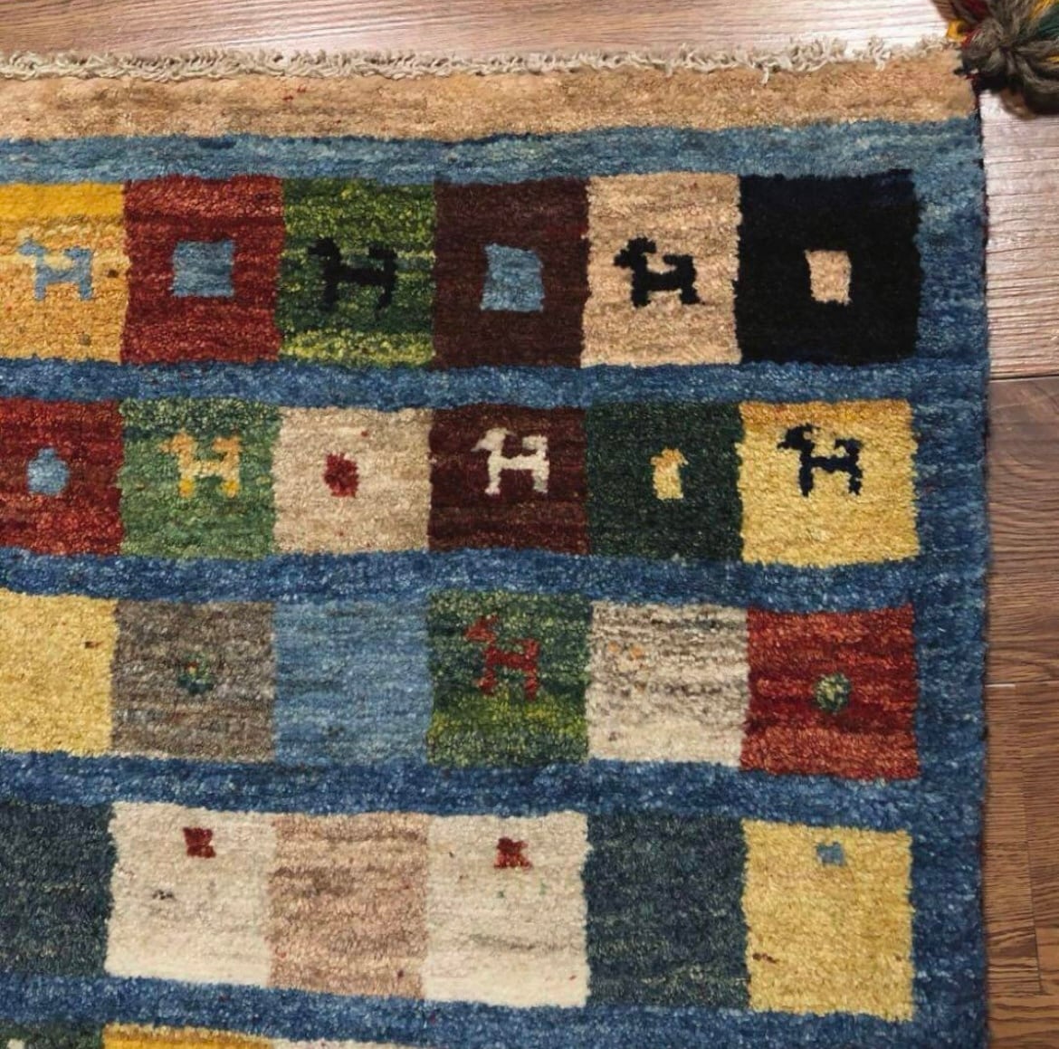 ペルシャギャッベ (ギャベ) 玄関マット No:GP-122 | A's Rug（エーズラグ）