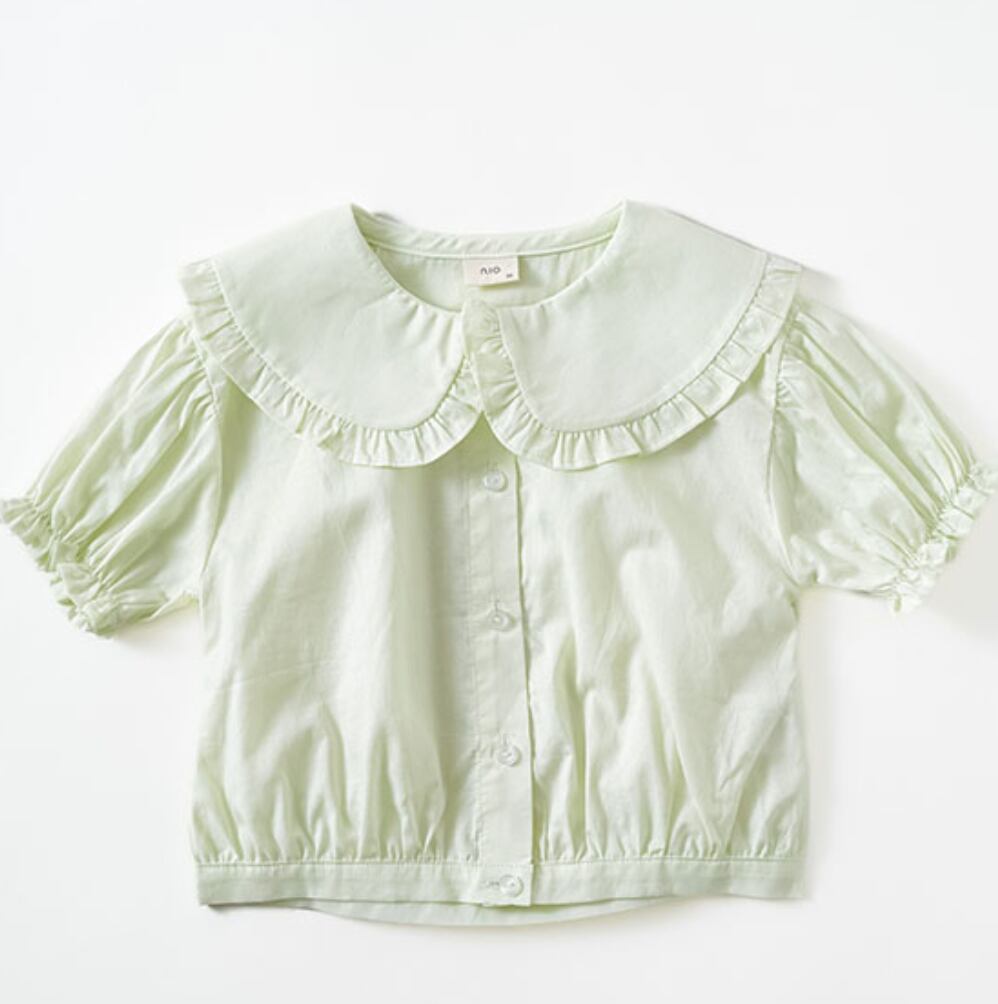 RIO(リオ) / フリルカラーブラウス / ミント / 80-120cm