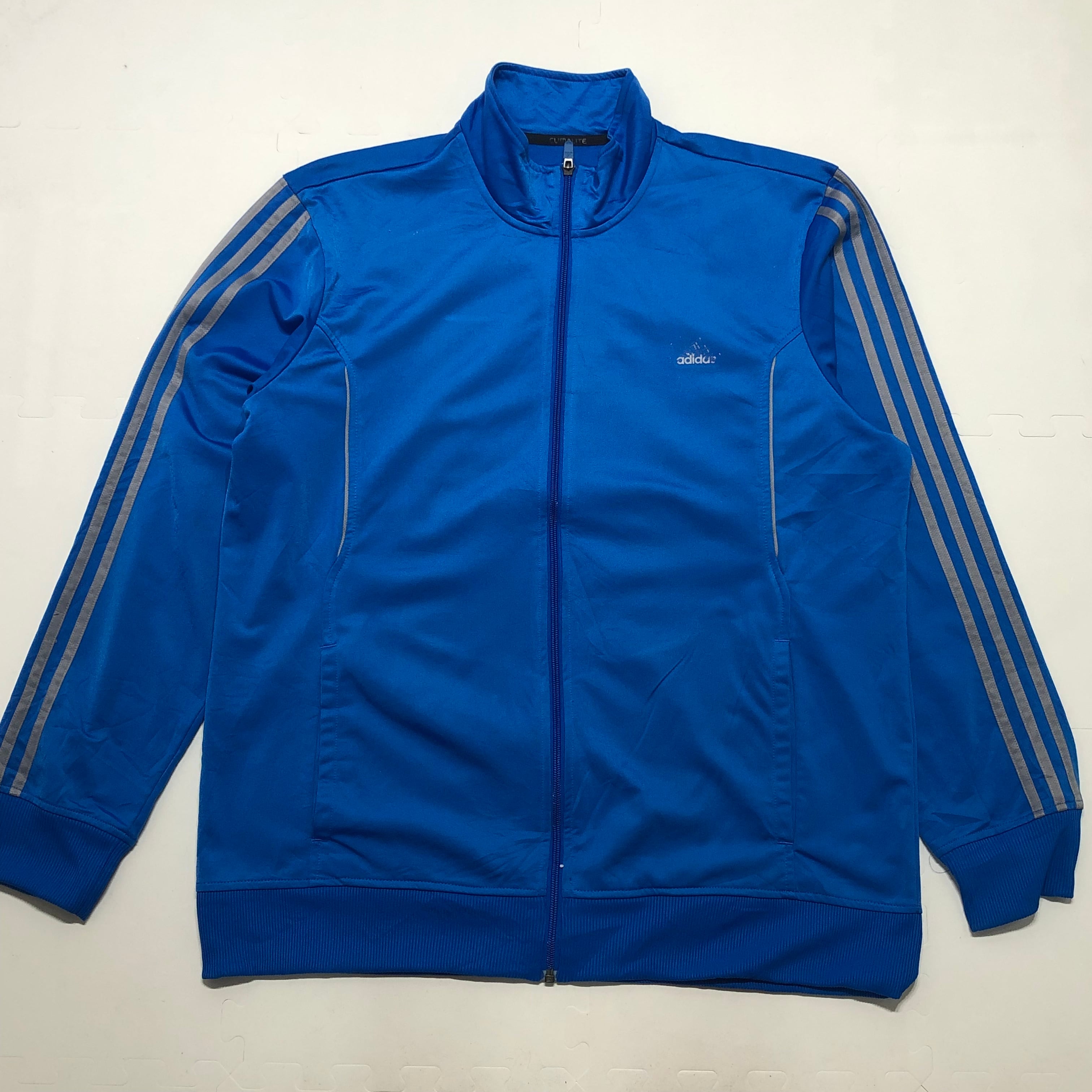 adidas アディダス CLIMALITE トラックジャケット カンボジア製 メンズ