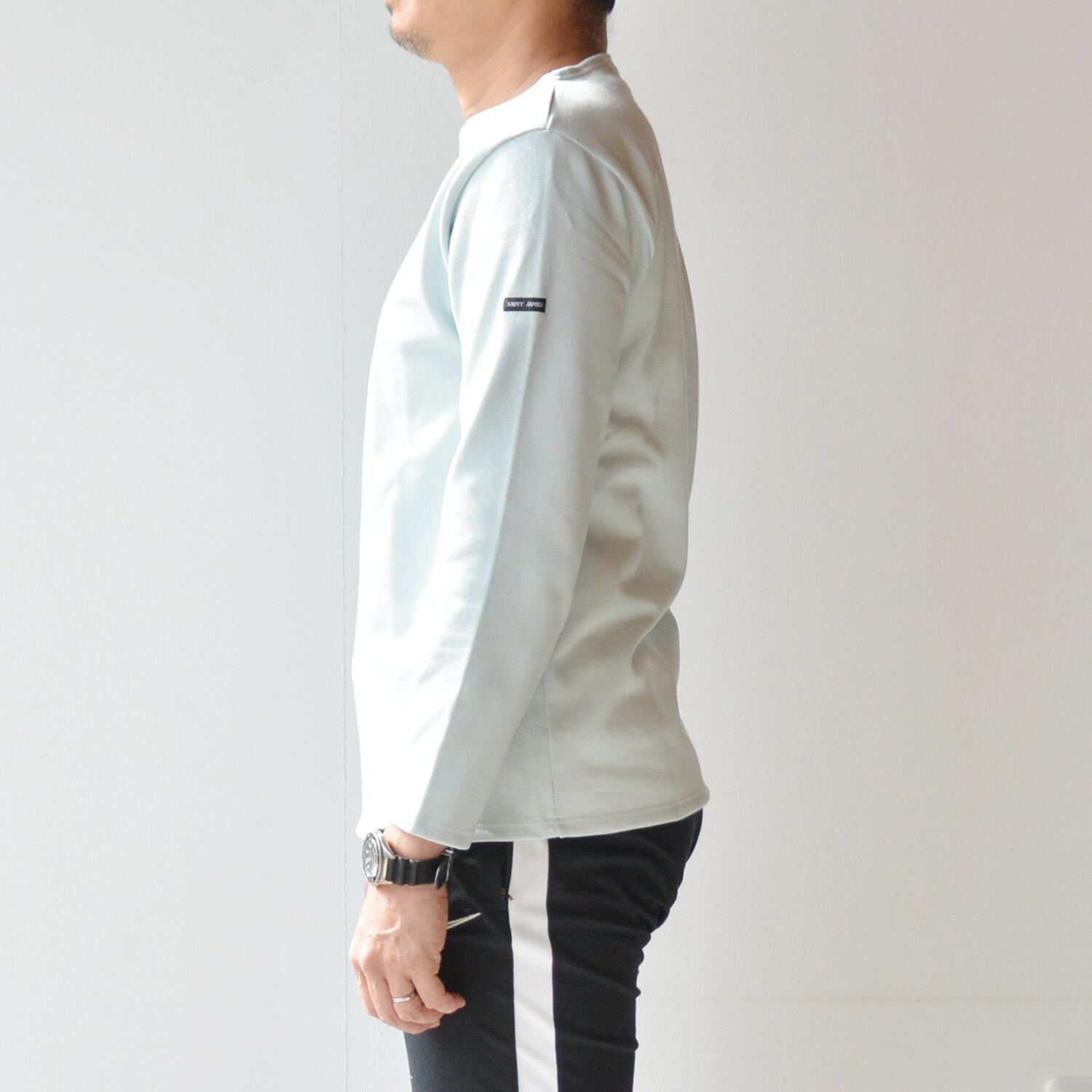 セントジェームス SAINT JAMES 無地ボートネックシャツ(OUESSANT)GALILEO