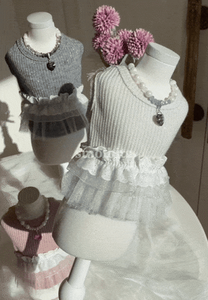 即納【smolbite】Twinkle tutu sleeveless (3color)