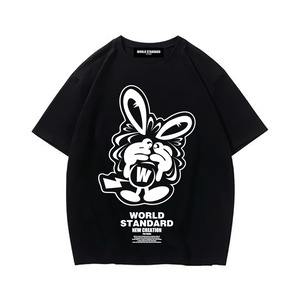 WORLD STANDARD/クルーネックプリントTシャツ/WSHT-068