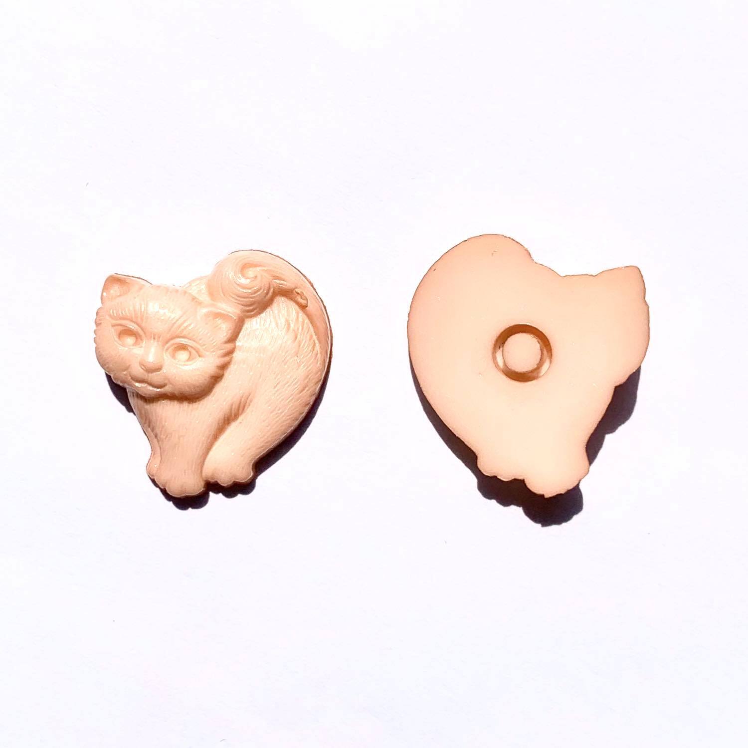 最終入荷〉ドイツアクリル ヴィンテージ猫カボション | Dua
