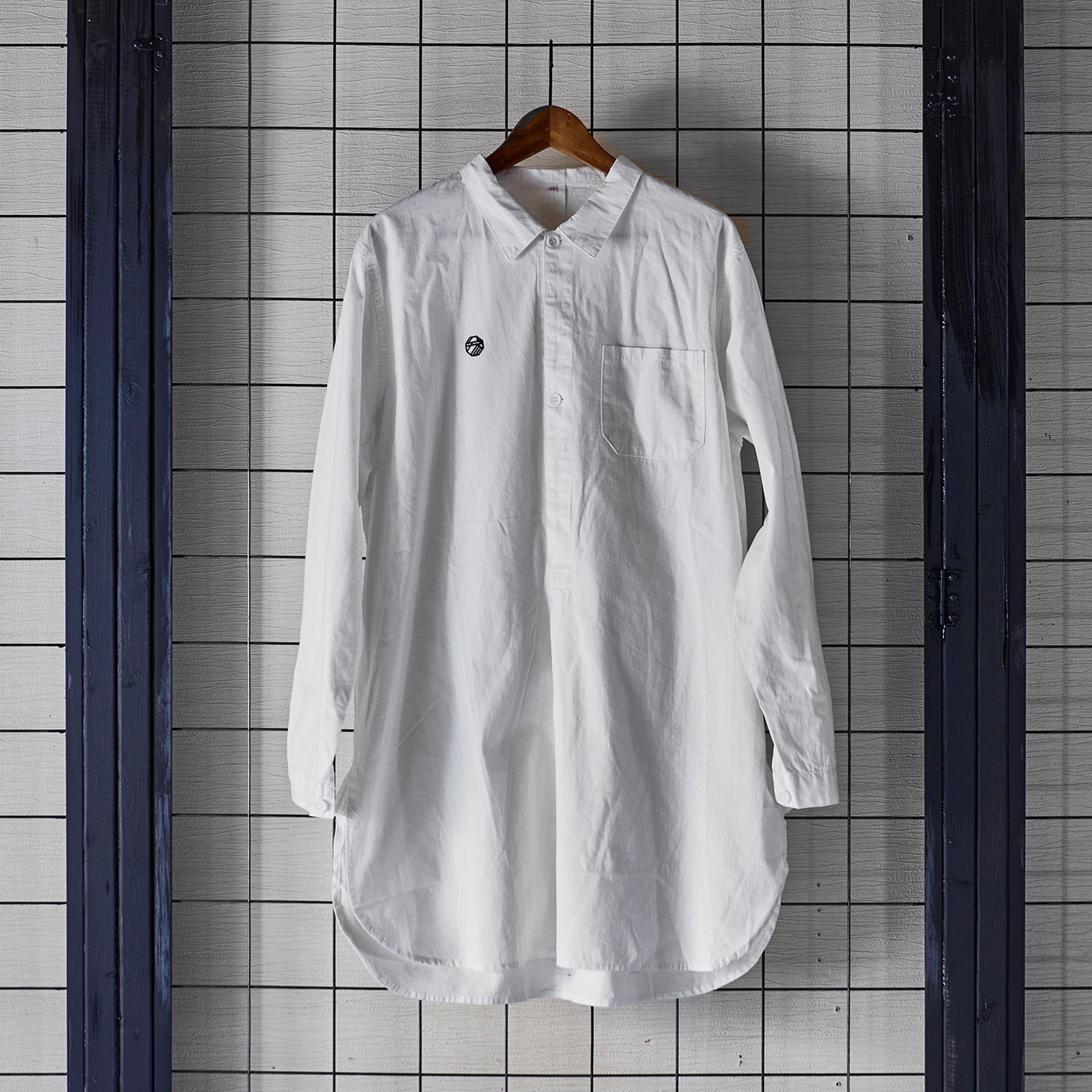 Grandpa shirt white / グランパシャツ ホワイト【SANGOU】 | SANGOU