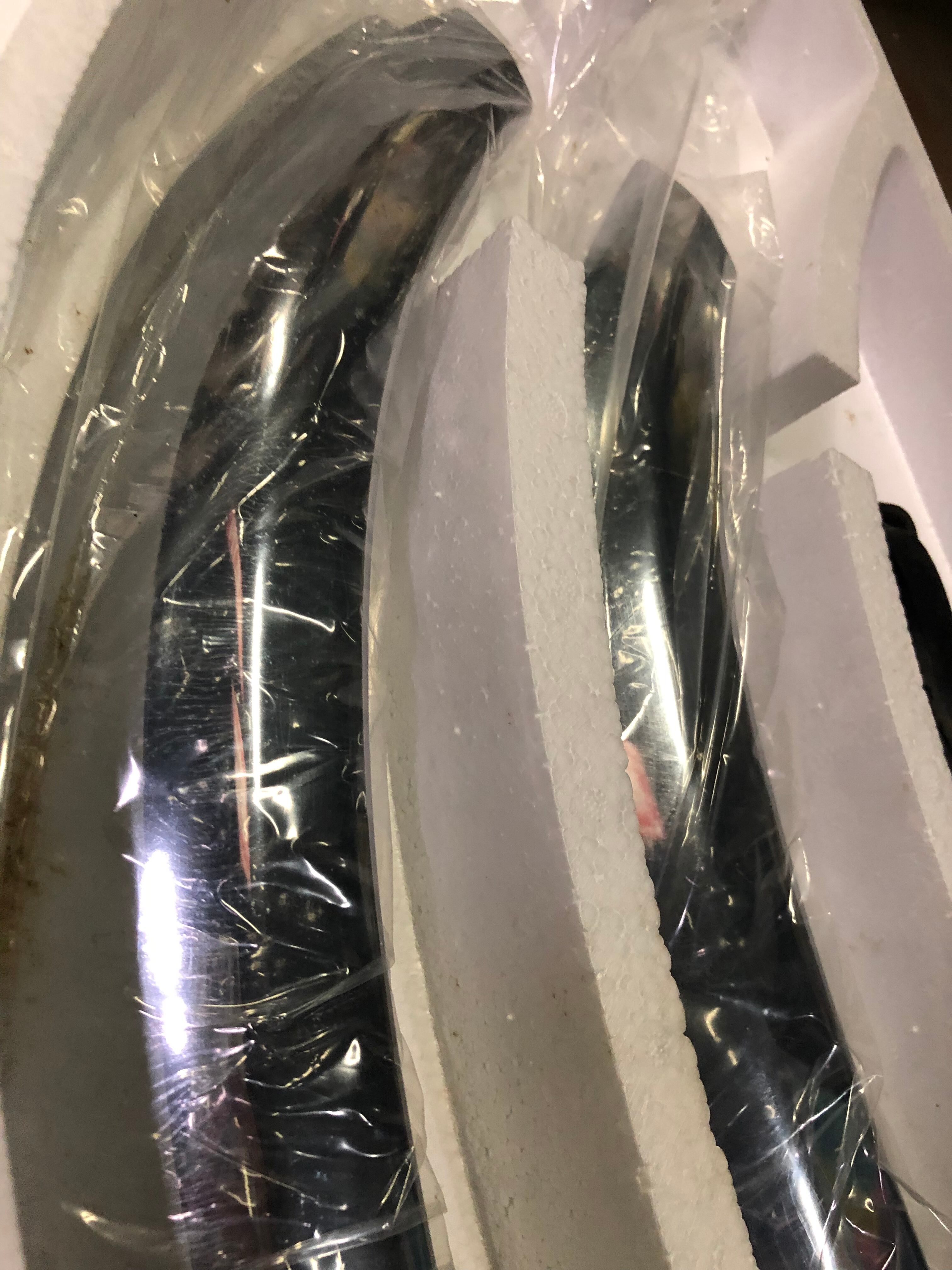 絶版廃番　BA　プレリュード　専用　メッキ　フェンダートリム　オーバーフェンダー 当時物”メッキ フェンダートリム[プレリュード AB] オーバーフェンダー
