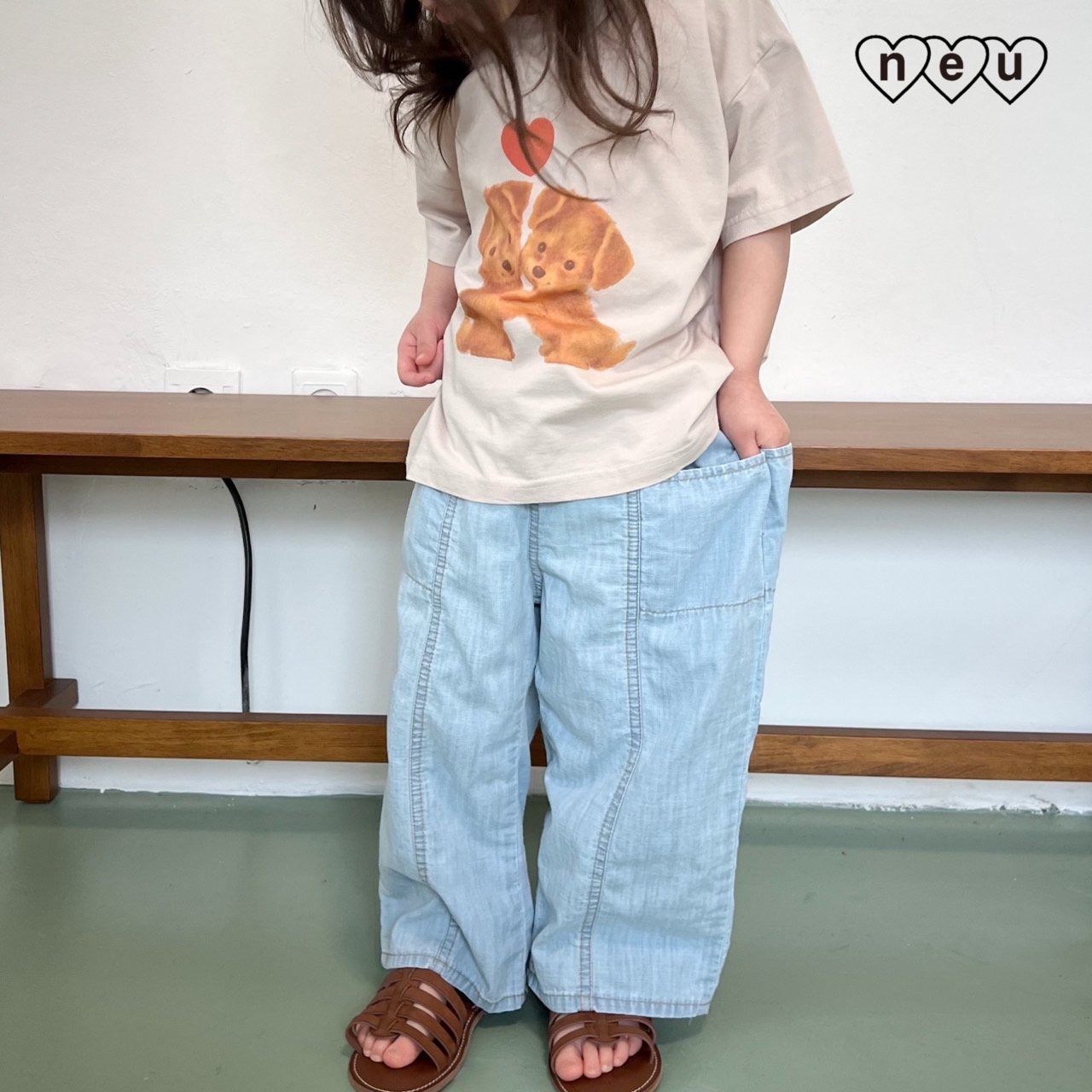 [neu] H Denim Pants / [노이] 에이치데님팬츠