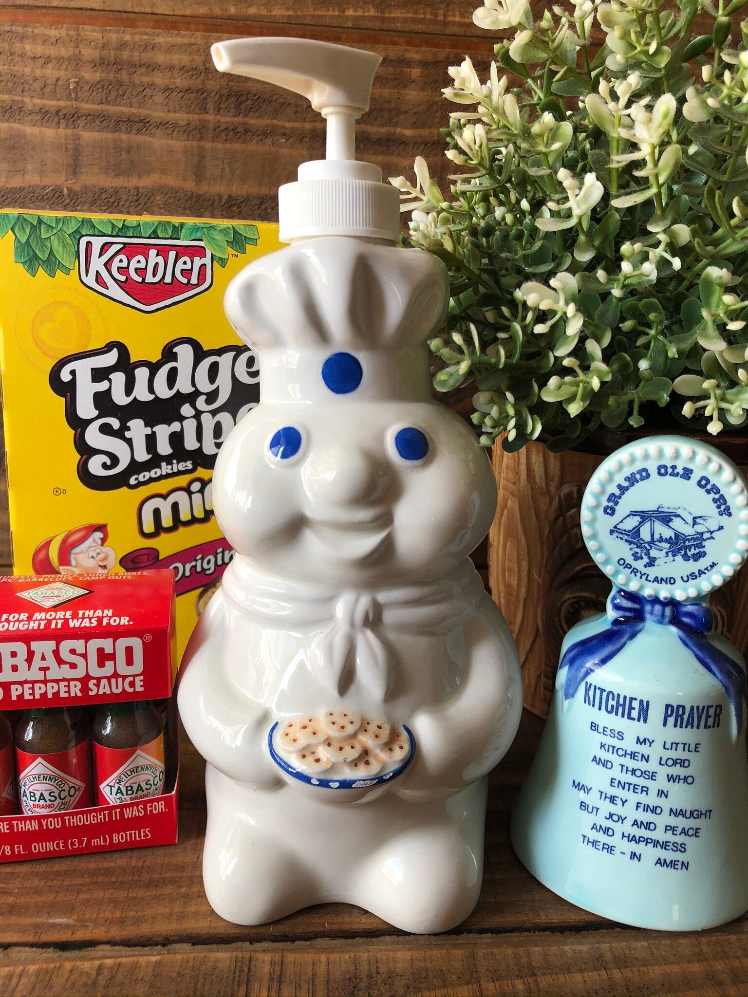 m&m's COOKIE JAR GREEN/エムアンドエムズ クッキージャー 陶器