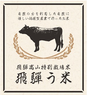 令和3年産 飛驒高山特別栽培米 『飛驒う米』玄米　3kg