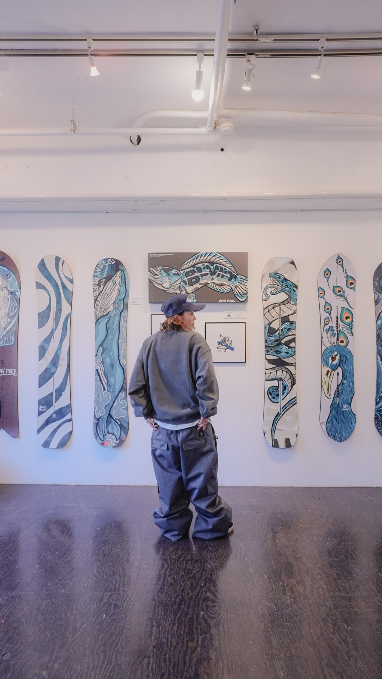 blazz × BLUNT Washed Vintage Sweatshirt [CHARCOAL]