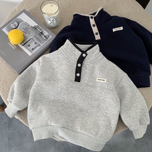 【冬作】ハーフネックボアプルオーバー