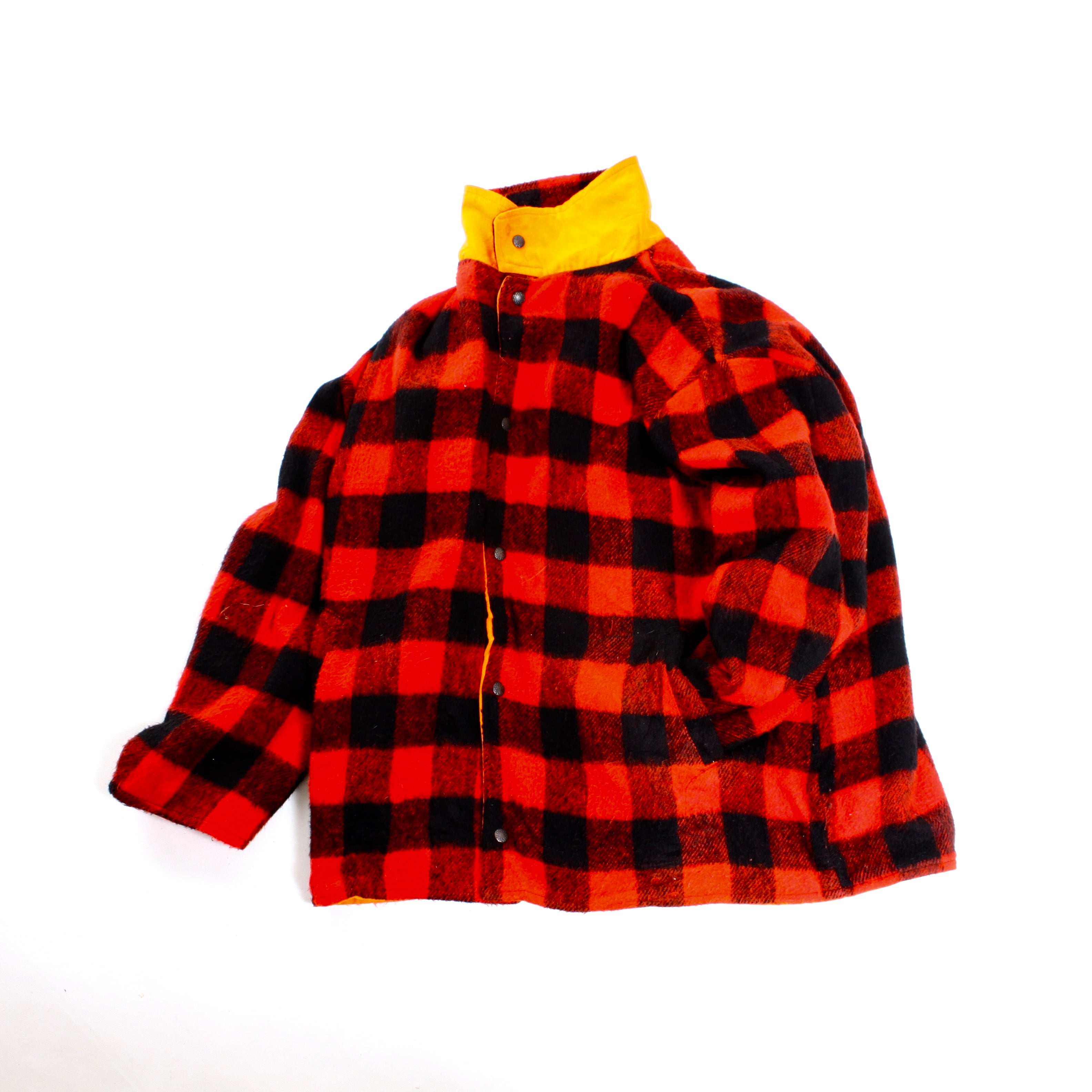 0450. 1970's sport chief reversible hunting jacket made in canada 70s 70年代  バッファローチェック ハンティングジャケット リバーシブル カナダ製 vintage ヴィンテージ us古着 古着