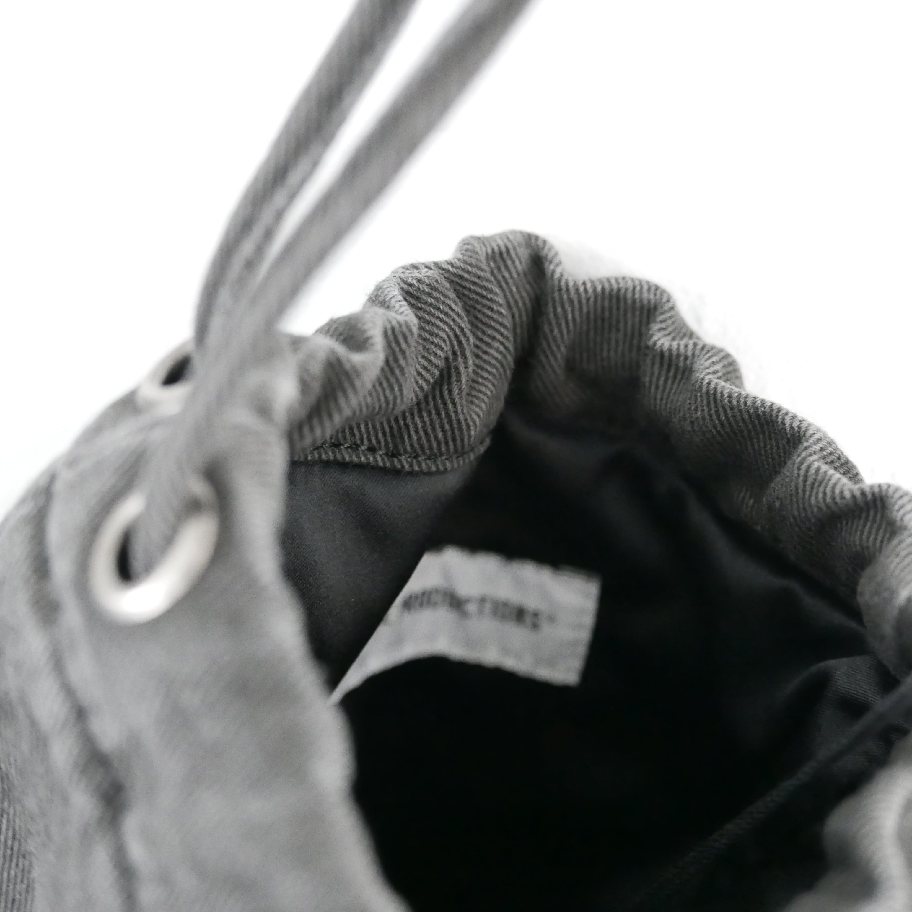 COOTIE Color Denim Drawstring Bag | integral