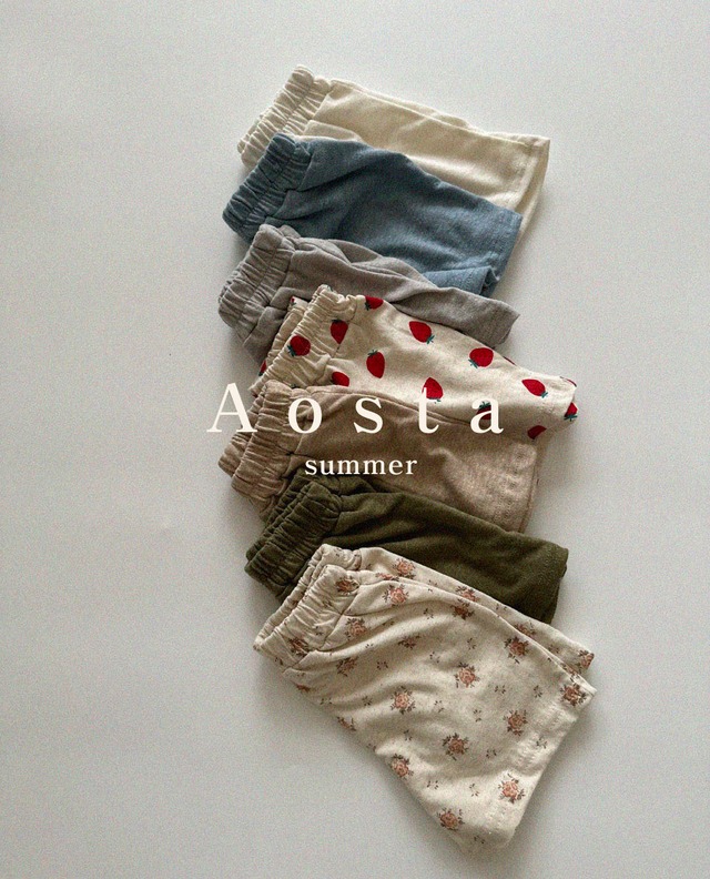 【即納】AOSTA / Linen pants