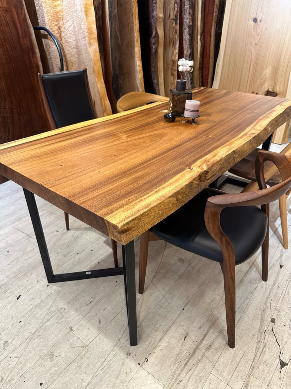 L字脚HI 2台1セット | 千年家具 - 一枚板 テーブル専門店