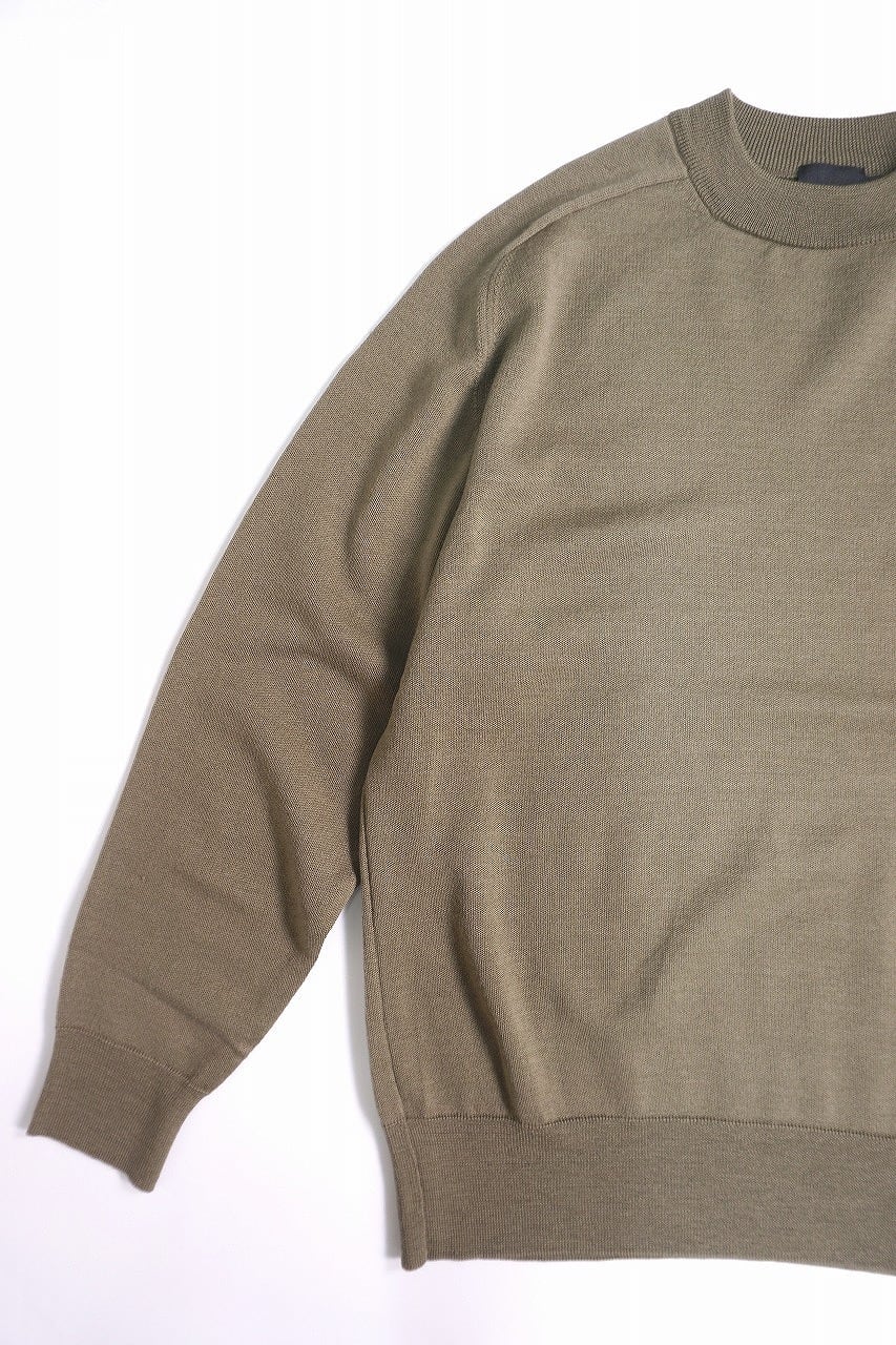 Worsted Merino Mock Neck P/O