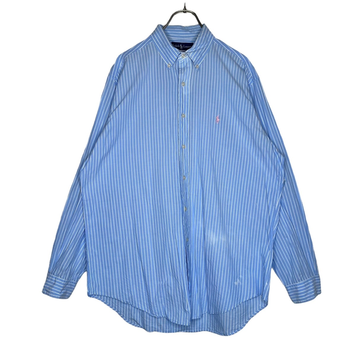 POLO RALPH LAUREN 長袖シャツ L（XL相当） ストライプ柄 | 古着屋OLDGREEN