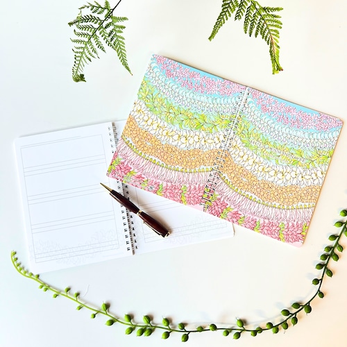 HULA LESSON NOTE リング　Lei Rainbow Design