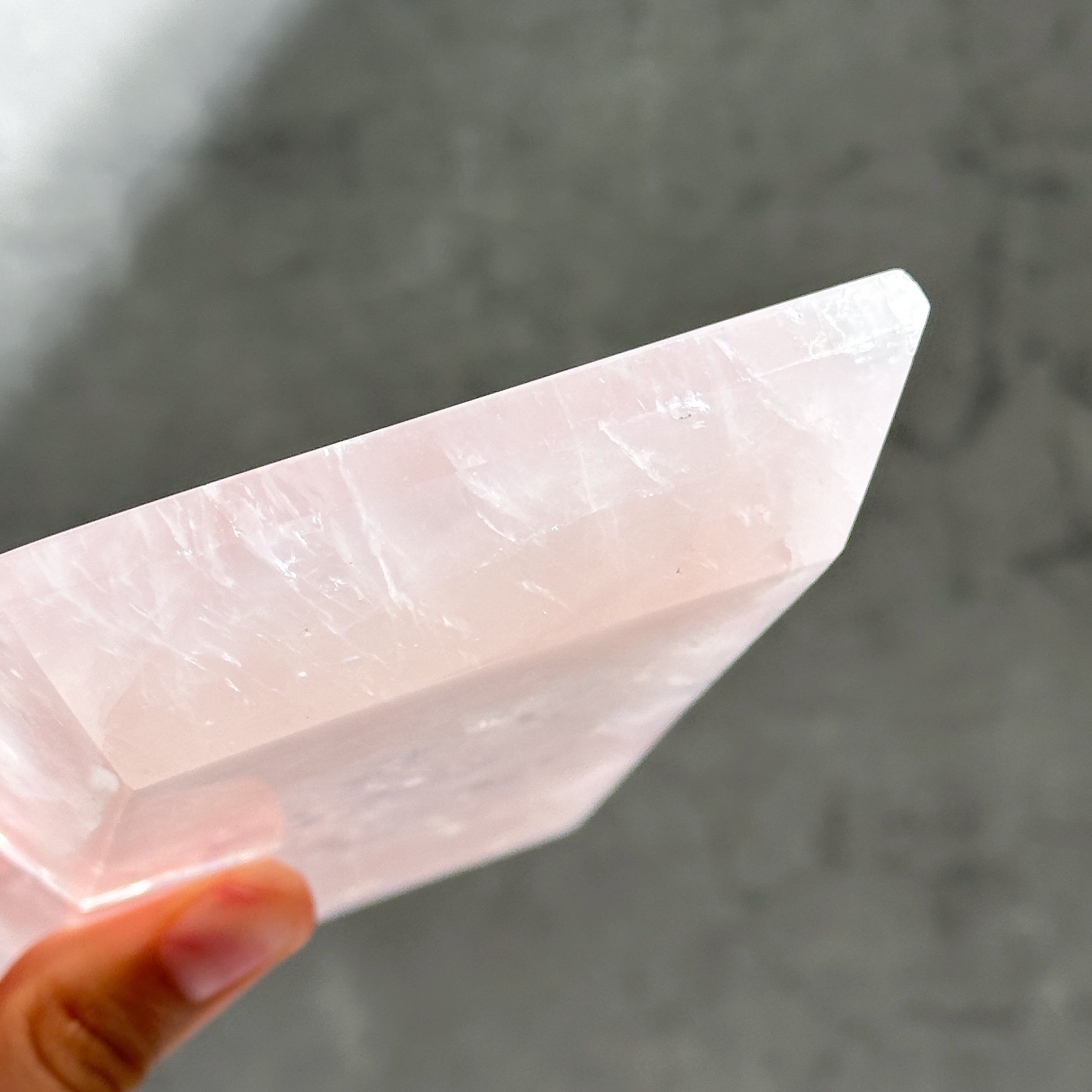 ローズクォーツのトレー 02◇ Rose Quartz ◇ 天然石・鉱物