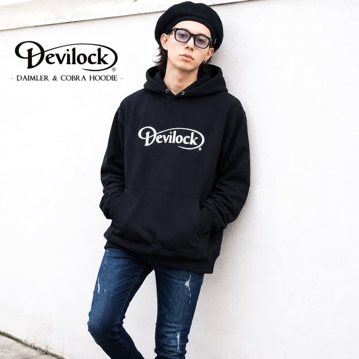 DEVILOCK デビロック「DAIMLER & COBRA HOODIE」プルオーバーパーカー