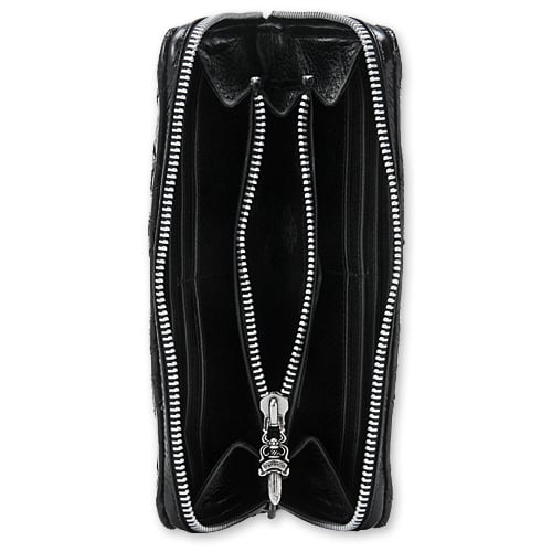 CHROME HEARTS クロムハーツ Wallet ウォレット 財布 レザー】REC F