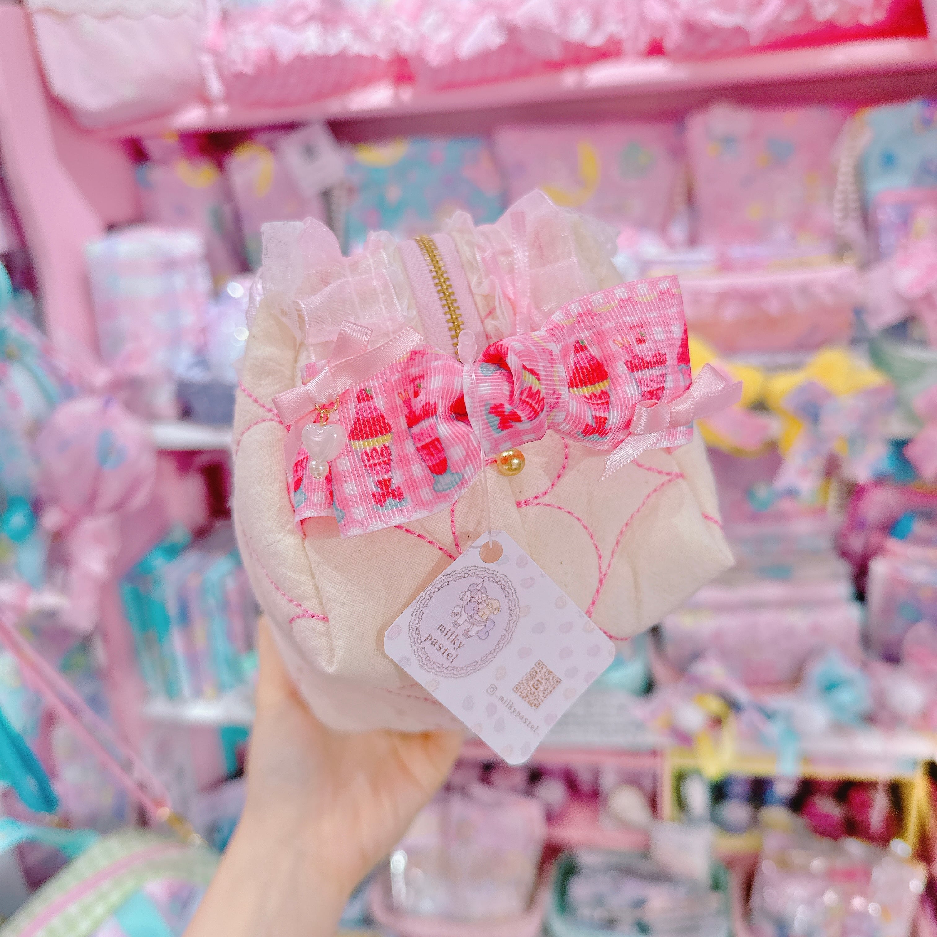 【J5】37-7リボンポーチ