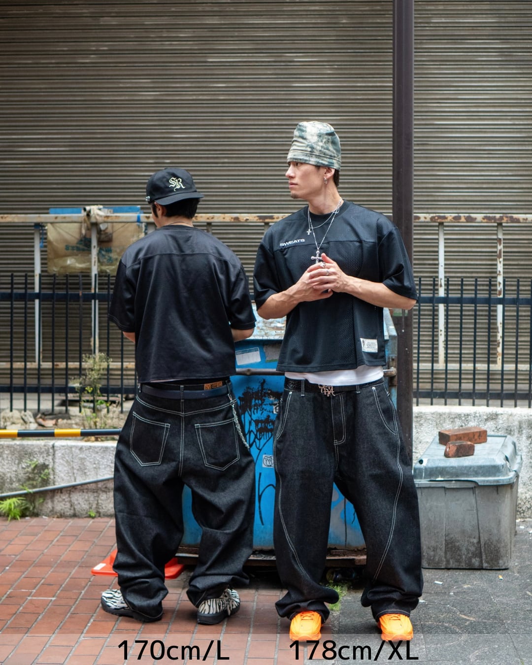 再販【コラボ商品】BUGGY DENIM PANTS (black) | 袴屋 East Players