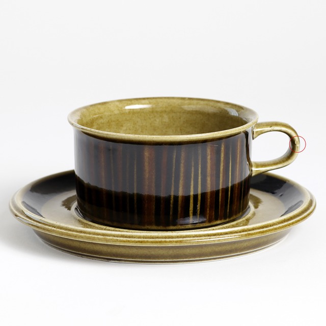 ARABIA アラビア Kosmos コスモス ティーカップ＆ソーサー - 3a 北欧ヴィンテージ