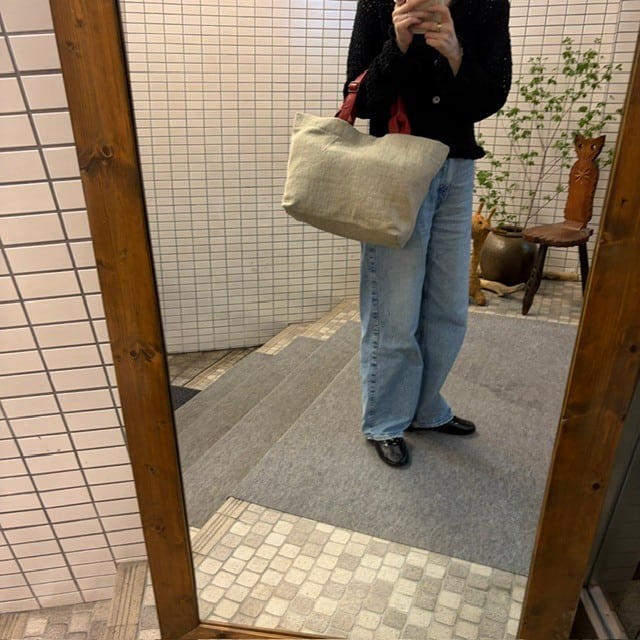 B.stuff リネンコンビトートバッグ