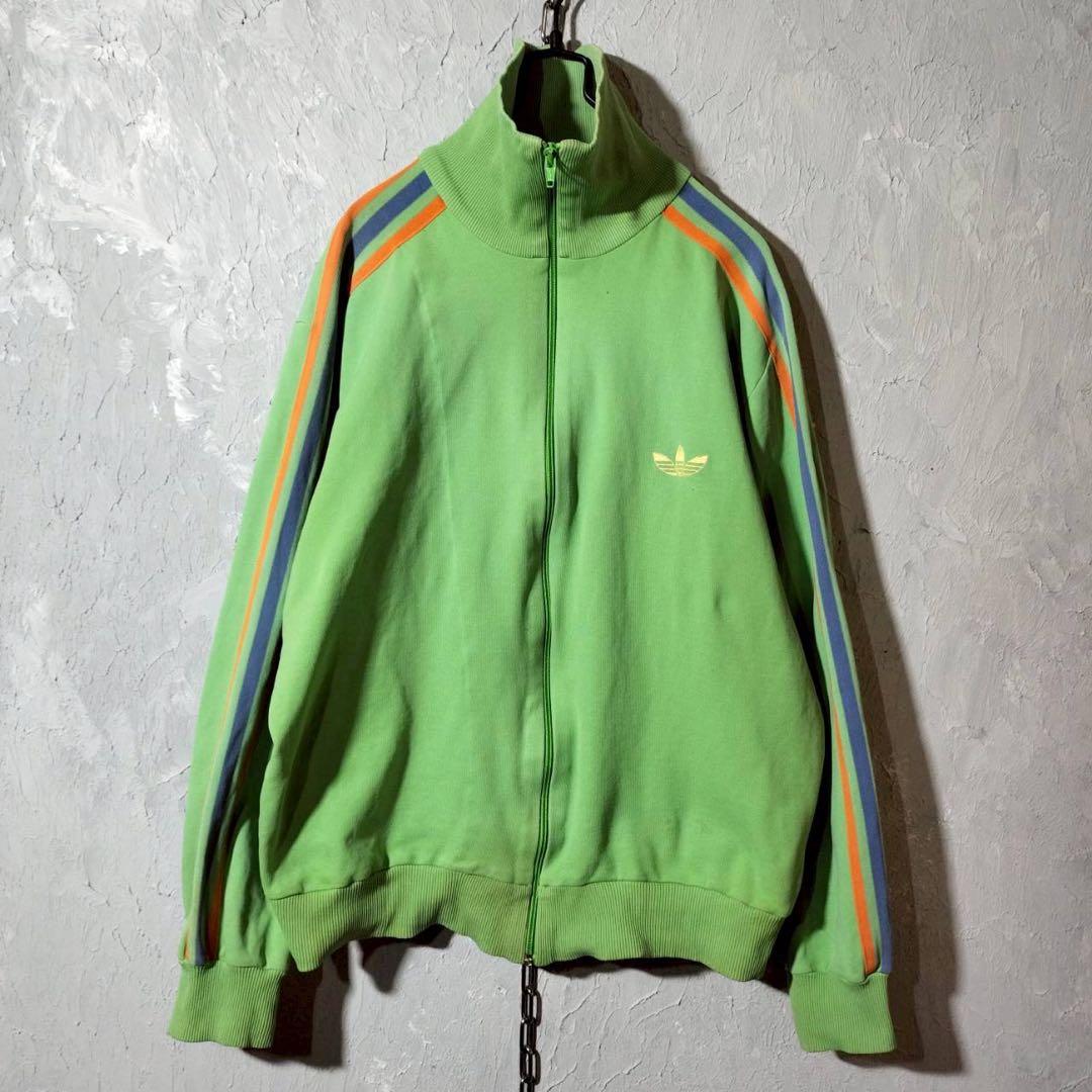 adidas 70s vintage トラックジャケット アディダス ジャージ グリーン