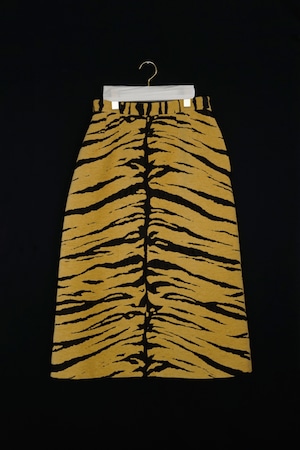 jun mikami - tiger jacquard skirt