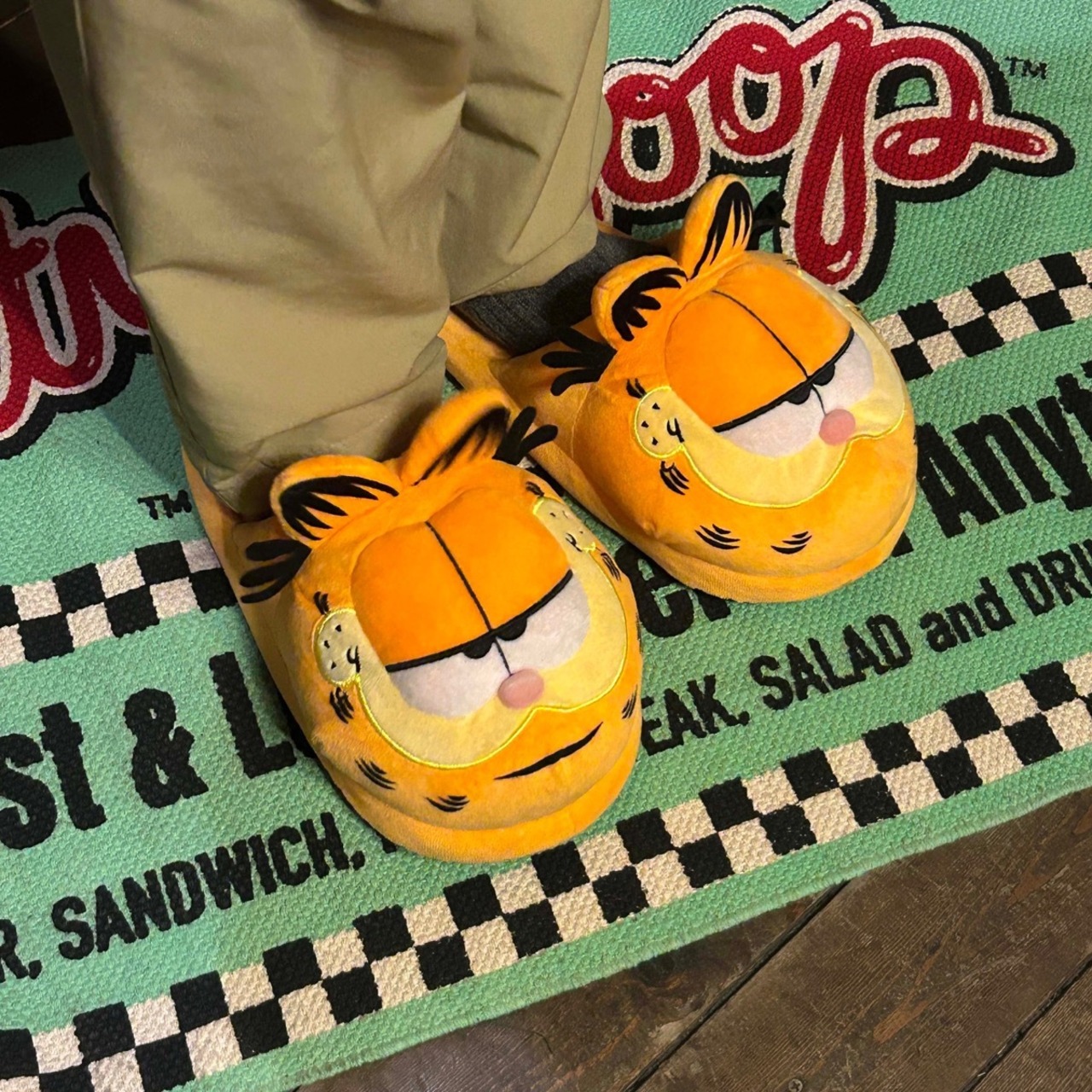 【GARFIELD】 ガーフィールド プラッシュスリッパ