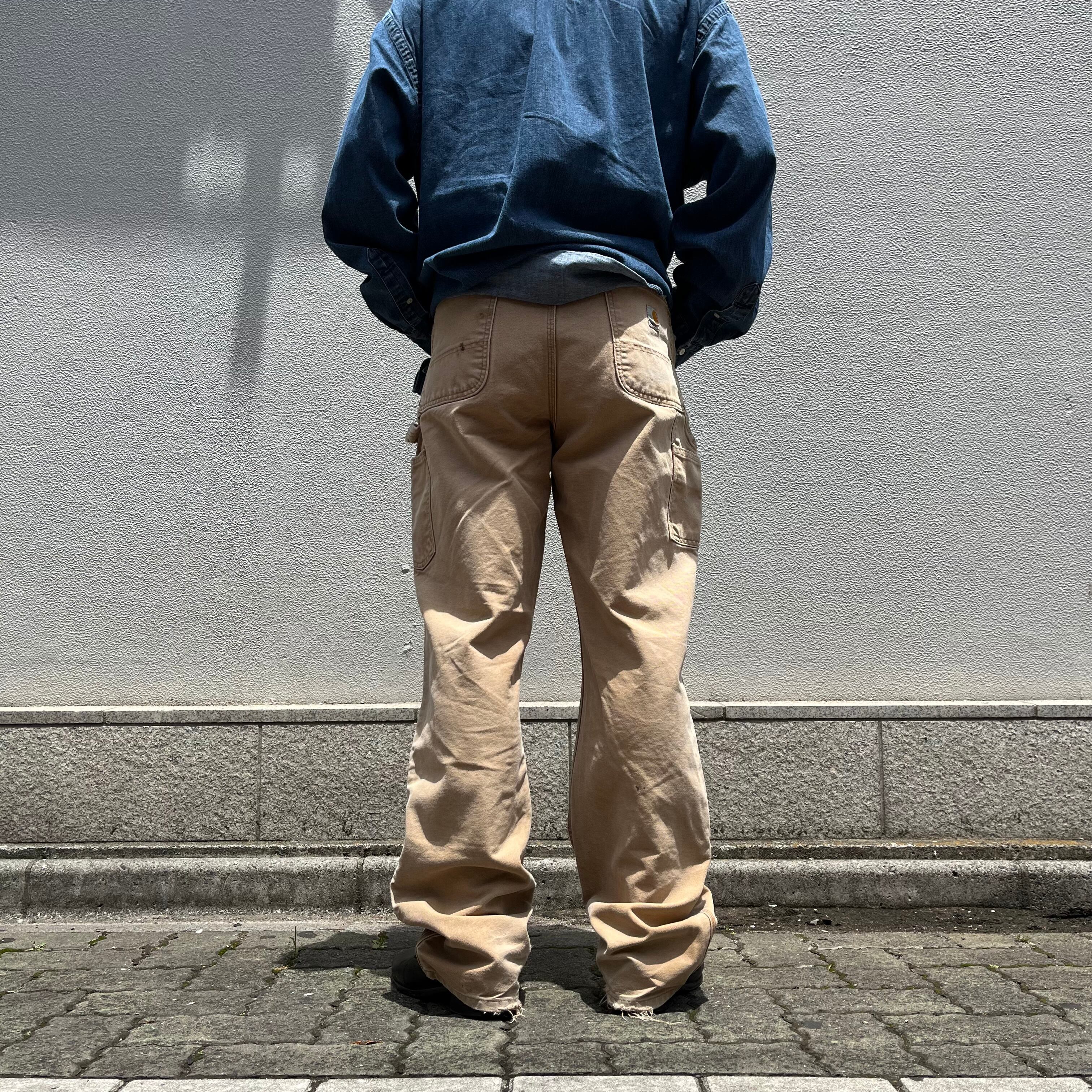 vintage dickies ダメージ　パンツ　ダックパンツ　ワークパンツ