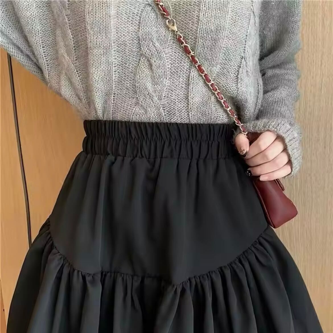 ガーリーバルーンミニスカート